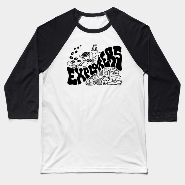 The Explorers Club Fish Baseball T-Shirt by Goldstar Records & Tapes